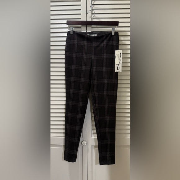 Zac & Rachel Plaid Pants Slimmer Look Tummy Control - Picture 1 of 5